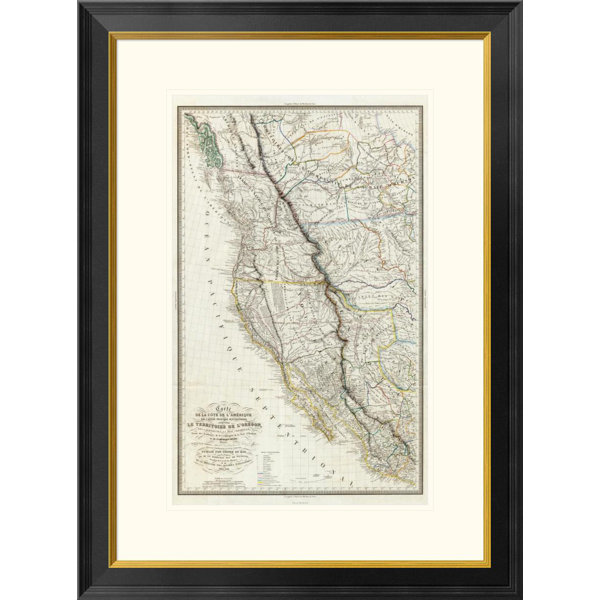 Global Gallery Eugene Duflot De Mofras Picture Frame Graphic Art